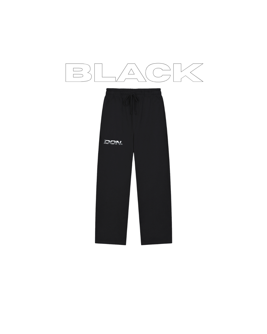 DON. SWEATPANTS - BLACK